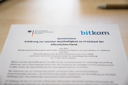 Gemeinsame Erklärung des BeschA und Bitkom zur Verpflichtungserklärung